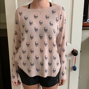 NWT Skull Cashmere Sweater